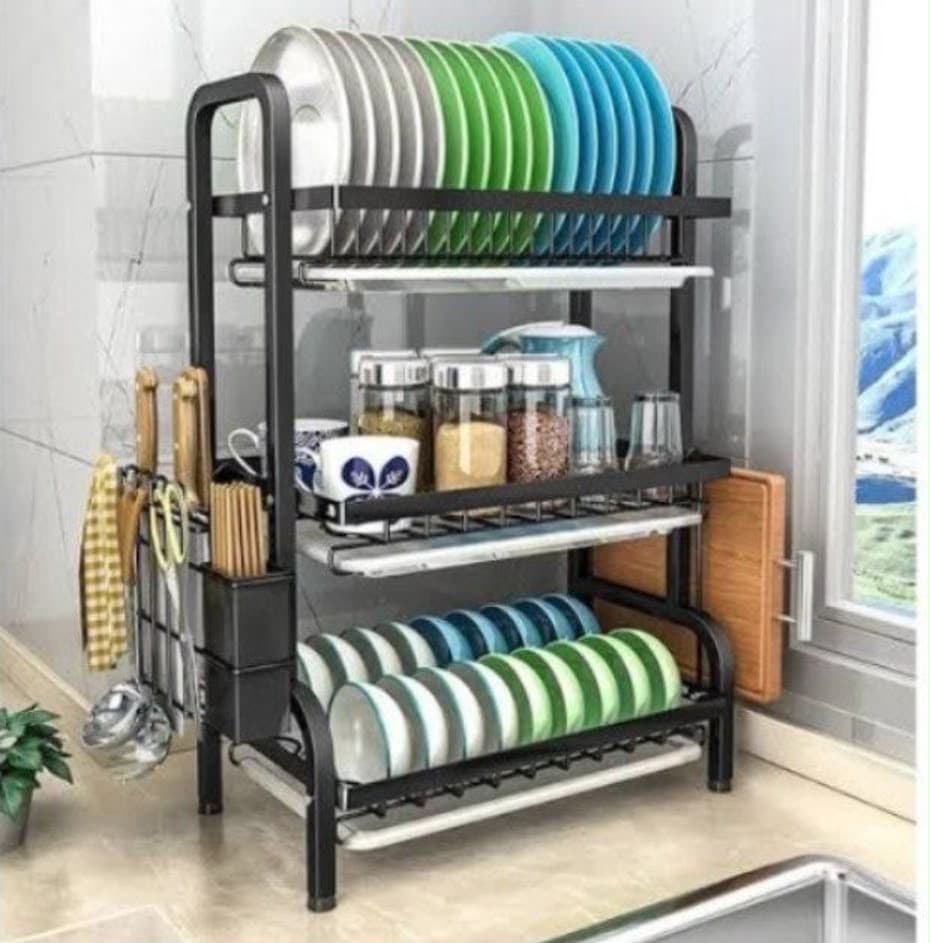 3 Step Plate Rack