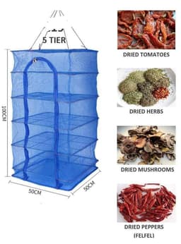 Foldable dry net