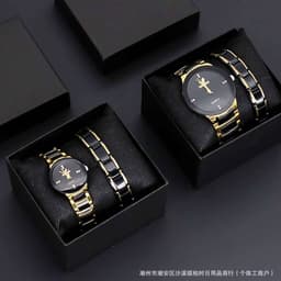 High Quality Luxury For Couples Very Lovely 🥰 Sets Per 1 with Bracelet
