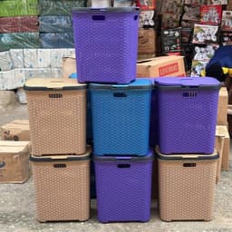Laundry Basket with Cover