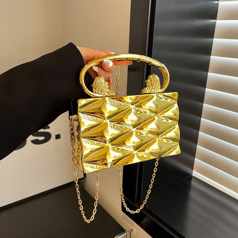 ODOGWURESS DOUBLE LIONS HANDLE PARTY PURSE ππππ