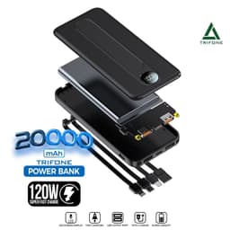 Trifone Power Bank 20000mAh & 120W