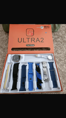 Ultra 2, smart watch with 7 straps